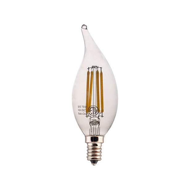 Candle tip Led filament bulb 2W/4W